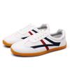 Zapatos de Wushu de suela blanda para mujer, de piel de vaca suave, transpirables, para practicar Tai Chi por la mañana, de cuero grueso para hombre