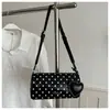 Bolsa Exclusiva de Bolinhas de Nicho para Mulheres 2026 Nova Moda Versátil Bolsa de Mão Bolsa Almofada Bolsa Transversal Super Popular Bolsa Tote Pequena