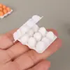 Escena de Cocina en Miniatura para Casa de Muñecas Transfronteriza Alimentos y Accesorios de Juego Mini Bandeja de Huevos Modelo Set de 11 Piezas