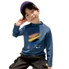 Ropa interior térmica casual de forro polar para niños Otoño e Invierno 2026 Nuevo Estilo Cálida de Manga Larga con Cuello Semialto Camiseta Versátil para Niños