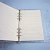 Venda Direta de Fábrica Caderno A5 Ondas d'Água Caderno de Folhas Soltas Binder com Capa Transparente Bloco de Notas