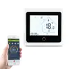 Termostato inteligente para calefacción por suelo radiante transfronteriza, termostato de pared para caldera Tuya WiFi programable con pantalla táctil, panel de control para sauna