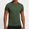 Comercio Exterior Europeo y Americano Transfronterizo Amazon Verano Camiseta para Hombre Seda de Hielo Alta Elasticidad Secado Rápido Manga Corta Impresión Digital Top Deportivo