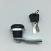 Cerradura giratoria negra MS705-3E, cerradura para puerta de gabinete eléctrico, cerradura de cilindro para caja de distribución, cerradura para puerta de gabinete de chasis industrial