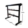 Estante para Mancuernas Gimnasio Equipo Comercial Estante de Almacenamiento Múltiples Especificaciones Tres Pares, Seis Pares, Diez Pares Estante para Mancuernas Almacenamiento para Uso en Casa