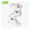 Tênis Esportivo Infantil Snuffy 2026 Novo Modelo Primavera Sapatos para Bebê e Jardim de Infância Solado Macio Respirável Calçados para Crianças Pequenas