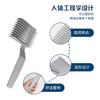 Peine de corte de pelo para hombre, peine degradado, peine de calibre con cabezal de aceite, peine de corte de mango largo, peine para máquina cortadora.