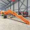 Excavadora con Brazo Extendido, Modificada con Brazo Telescópico de Dos Secciones, Excavadora Grande con Brazo Extendido