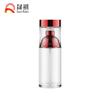 Shengqi Botella de Loción Tipo Push Personalizada Nueva 100ml Botella Cosmética de PET con Tapa Roja y Botella de PET Transparente