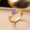 Anel Moderno Transfronteiriço Novo com Zircônia Microincrustada para Mulheres, Anel de Dedo Indicador de Luxo Leve da Moda de Alta Qualidade para Mulheres, Anel Aberto Ajustável