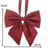 [Pluma Grande] Pajarita Jk para Mujer Color Sólido Estilo Japonés Uniforme Camisa Traje de Marinero Estilo Universitario Pajarita Cuello Estilo Occidental Flor