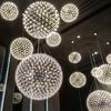 Lustre Gympani Spark Ball Lobby do Hotel Shopping Center Villa Restaurante Café Loja de roupas Bar Showroom Lâmpadas