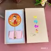 Fabricante Espejo de Mano Pequeño Fresco Espejo de Maquillaje Celebridad de Internet Panda Souvenir Cultural y Creativo de Xi'an Artesanías de Viaje Venta al por Mayor