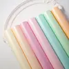 Papel Perlado Sídney Empaque de Regalo Envoltura de Ramo Floristería Frutas Flores Material de Forro Plegado Amasado a Mano