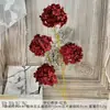 Hortênsia Artificial Flores Artificiais Flores de Seda Flores Artificiais de Plástico Decorações de Sala de Estar de Alta Qualidade Produtos Florais para Casamento