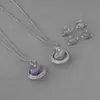 Collar de Amor Irregular Nueva Emperatriz Viuda Explosiones Clásicas Sentido Avanzado Pendiente de Amor Esfera Cadena para Clavícula