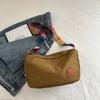 Bolsa de Lona de Color Sólido Simple para Herramientas para Mujer Deportiva Casual Combinable Gran Capacidad Correa de Hombro Arcoíris Bolsa Cruzada