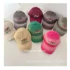 Nova Touca de Baseball Infantil Gradiente Bordada Desenho Animado Estilosamente Estilosamente Roupa de Rua Boné Protetor Solar