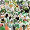 Una variedad de lindas pegatinas de grafiti de dibujos animados de gatos, pegatinas decorativas para cuadernos, equipaje, bricolaje, pegatinas impermeables al por mayor
