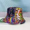 Amazon Sombrero de sol de hip-hop callejero europeo y americano para exteriores, protector solar, sombrero de sol, graffiti, parasol, sombrero de cubeta, sombrero de pescador de dibujos animados, comercio exterior femenino