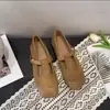 Zapatos Mary Jane retro en forma de T para mujer, nueva versión coreana de otoño 2006, punta cuadrada, boca poco profunda, zapatos planos de trabajo para ir al trabajo
