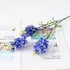 Flores Artificiales de Alta Gama, Jacinto de 3 Cabezas, Decoración para Sala de Estar del Hogar, Accesorios para Bodas, Arreglo de Flores Artificiales, Pieza Decorativa, Ramo