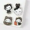 Contas de Animal Desenho Animado Fofo Acrílico Fosco Acessórios para Joias DIY Acessórios com Contas Pingente para Chaveiro Pacote de Materiais