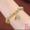 Pulsera de Temperamento de Cacahuete para Mujer, Cacahuete Pequeño Ajustable Popular Estilo Chino Regalo para Novia, Pulsera al por Mayor del Fabricante