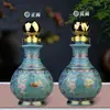 Botella de Vino Vacía y Jarra de Vino de Cerámica Jingdezhen 1 Jin 1.5kg 2.5kg para Uso Doméstico Olla de Vino Sellada Recipiente de Vino Botella de Licor