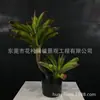 Planta de Simulação Sala de Estar Vasos Chão Janela Decoração Paisagem Interna Decoração Sisal Agave Verde Vermelho de Simulação