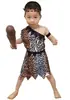 Cosplay Fantasia de Halloween Fantasia Aborígene Fantasia Primitiva Pai e Filho Fantasia Selvagem de Alta Qualidade