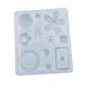 Molde de Resina DIY Brincos Gancho de Orelha Joias Caseiras Enfeites Pingentes Pingentes de Flor Molde de Silicone