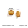 Accesorios para Joyería Hebilla Brillante Dorada de Acero Inoxidable, Pinza para Extremo de Cuerda, Hebilla de Cola, Clip de Acero para Fijar Accesorios de Joyería DIY