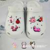 Série Animal DIY Desenho Animado Sapatos Flor Acessórios Alto Senso Infantil Fofo DIY Borracha Macia Acessórios para Sapatos de Buraco