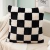 Fronha de zebra de estilo antigo nórdico ins estilo retrô travesseiro de cama travesseiro lombar almofada de sofá para sala de estar cabeceira celebridade da internet