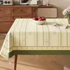 Toalha de Mesa Estilo Francês com Toque Sofisticado, Pele de Cordeiro Sintética, Lavável, à Prova de Óleo, Impermeável, Retangular, Luxo Leve, Jogo Americano de Mesa de Centro de Alta Qualidade