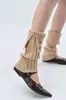 Polainas de tricô com botões estilo retrô para mulheres, versáteis para outono e inverno, com um padrão quente e texturizado e comprimento até a panturrilha.