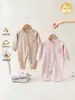 Roupas de outono para bebês meninos e meninas, macacão de fleece para bebês, roupas para bebês em início de outono, conjunto para sair e engatinhar para bebês de poucos meses