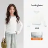 Conjunto de Otoño Pudding Haru para Niñas, Top Versátil Infantil, Camiseta de Manga Larga Patchwork Amigable con la Piel Nueva Otoño 2026