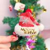 Decoraciones Navideñas 2024 Super Hada Niña Sombrero Navideño Pasador para el Cabello Vestido de Fiesta Infantil Pasador para el Cabello Lindo Top de Alce