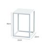 Suporte simples para vitrine de loja de roupas Prateleira para vaso de flores interno Prateleira de armazenamento para corredor de chão Mesa de água Canto Mesa lateral