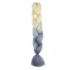 Trenzas Grandes de Fibra Sintética de Comercio Exterior, Trenzas de Colores, Peluca, Cabello para Trenzas Jumbo, Rastas Africanas, Cabello para Crochet