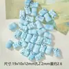 Cuentas de Cerámica Jingdezhen Elefante de Dibujos Animados Oso Cuentas Sueltas Accesorios Joyería Hecha a Mano DIY Pulsera Accesorios Materiales Venta al por Mayor