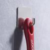 Gancho de acero inoxidable sin perforaciones, fuerte, sin costuras, adhesivo simple, para puerta de baño de cocina, impermeable, a prueba de humedad