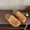 Zapatos Birkenstock suela blanda cobertura total Zapatos Birkenstock para mujer suela gruesa zapatos individuales para uso en exteriores 2026 otoño nuevos chanclas sin cordones punta cerrada
