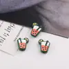 Cuentas Sueltas de Acrílico Pintadas a Mano con Dibujos Animados por Ambos Lados para Cadena de Teléfono Móvil Hecha a Mano con Cuentas DIY, Materiales y Accesorios para Joyería