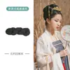 Bolsa para peluca hanfu estilo antiguo, una sola pieza, línea de la canción larga, moño, accesorios para el cabello, traje antiguo para mujer, bolsa redonda con cuerno retorcido, estilo COS