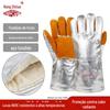 Luvas de isolamento térmico industrial Rongzhituo 500-1000 graus S515 luvas de alta temperatura retardantes a fogo molde de cinco dedos forno