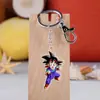 Versión Q del anime Dragon Ball llavero colgante de acrílico Rey Mono torankus colgante de bolsa de arroz de mono
