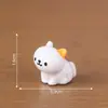 Marco de escalada de gato lindo creativo Figuras de gatito Casa de muñecas Decoraciones DIY Accesorios colgantes Paisaje en miniatura Pequeños adornos de resina
